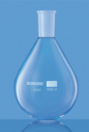 Balón periforme para rotavapor con esmeril