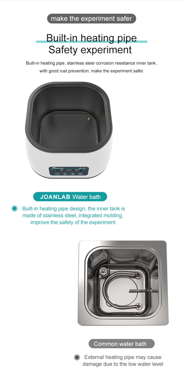 Baño termostático con agitación con velocidad regulable WBS-6PRO - Imagen 5