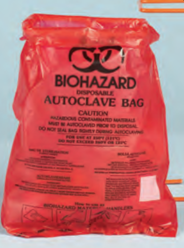 Bolsa Biohazard roja
