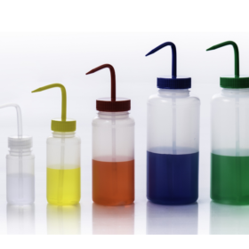 Piseta plastica tapa ancha de colores