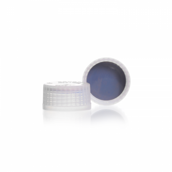 Tapa transparente GL45 con PTFE para alta temperatura